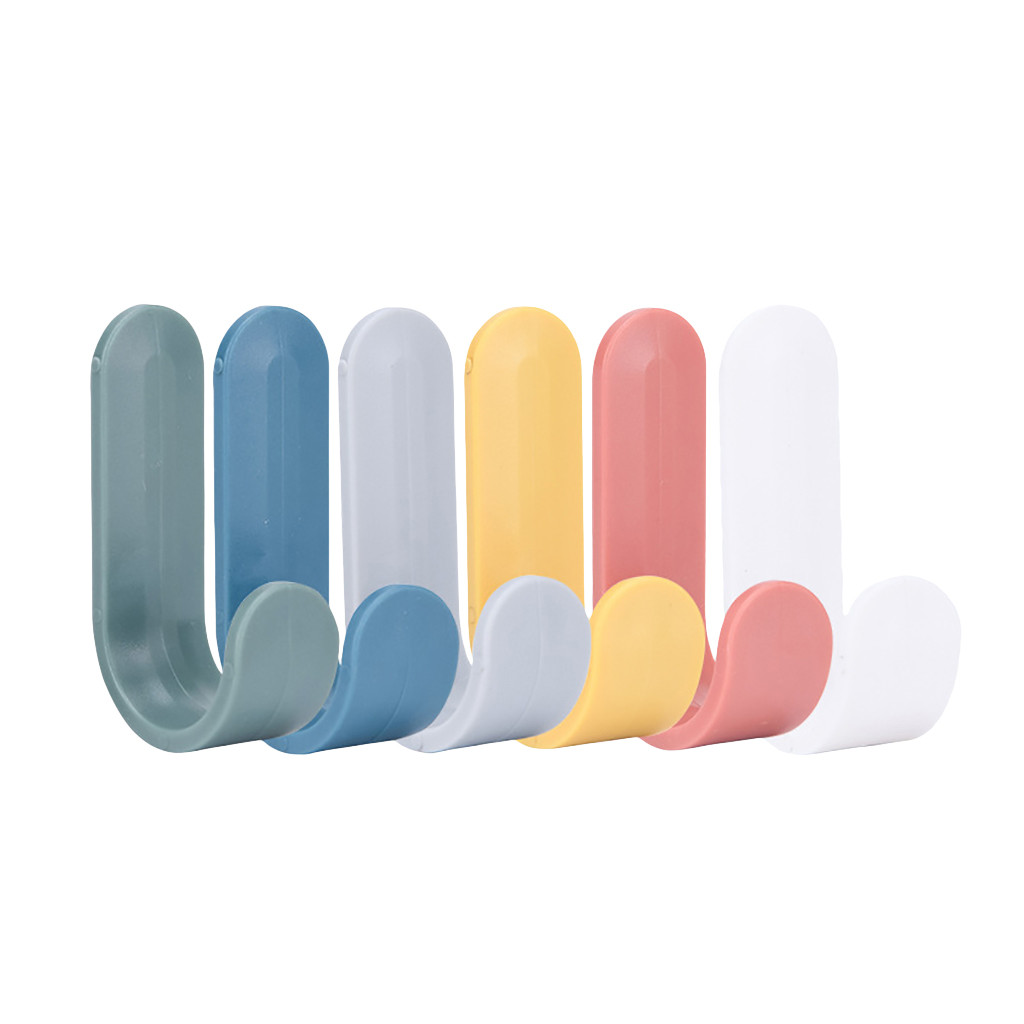 6X6cm OVINEE 24 Piezas Ganchos de Pared Adhesivo Ganchos de Comando Transparente para Colgador de Cocina Ba/ño Puerta Techo