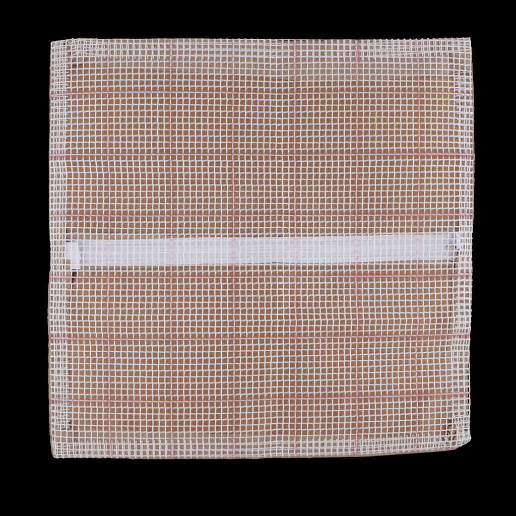 Description Picture 2 of item43x43cm Blank Latch Hook Rug DIY Pillow Cushion Cover For Kids Beginners Cushions Mat Needle Craft
