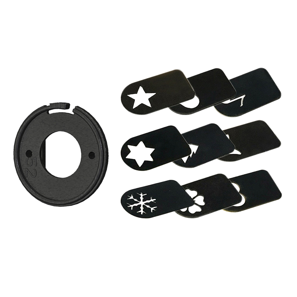 Bokeh Effect Filter Kit with 67mm Lens Cap Cover 10 in 1 for Artistic Scene Wedding Party Wide Application