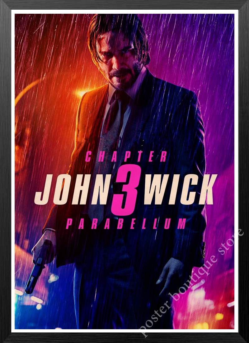 john wick poster /keanu reeves movie poster/vintage poster