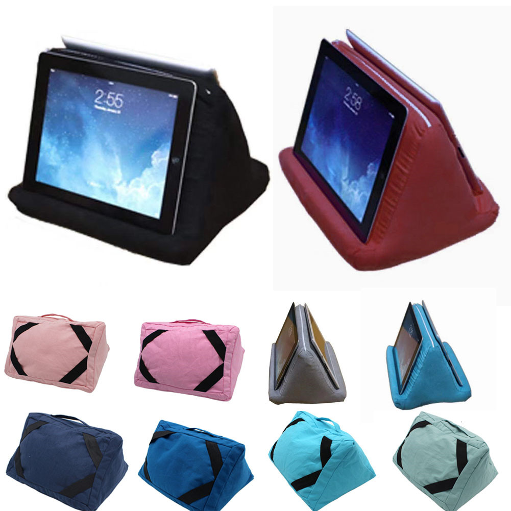 Foldable Tablet Pillow Holder Book Rest Stand Foam Lap Reading Support Cushion 