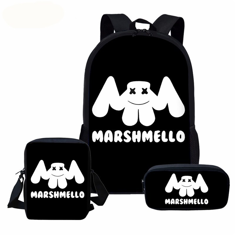 3pcs//Set DJ Cosplay Backpack Satchel School Shoulder Bag