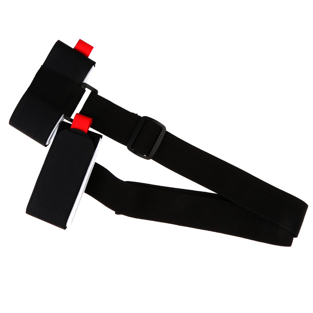 Durable Nylon Ski Snowboard Shoulder Carrier Handle Straps Hook Loop Belt Band 