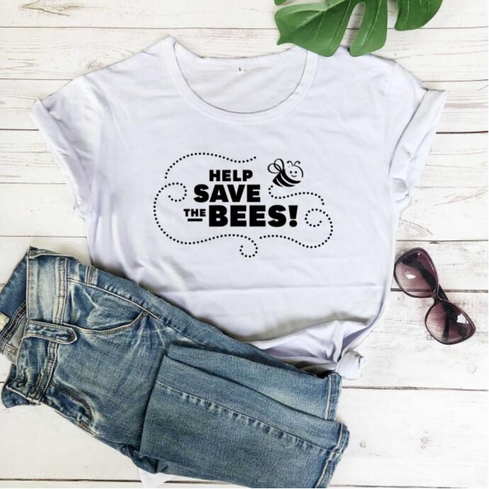 bees tshirt women bee kind aesthetic streetwear t-shirt kawaii