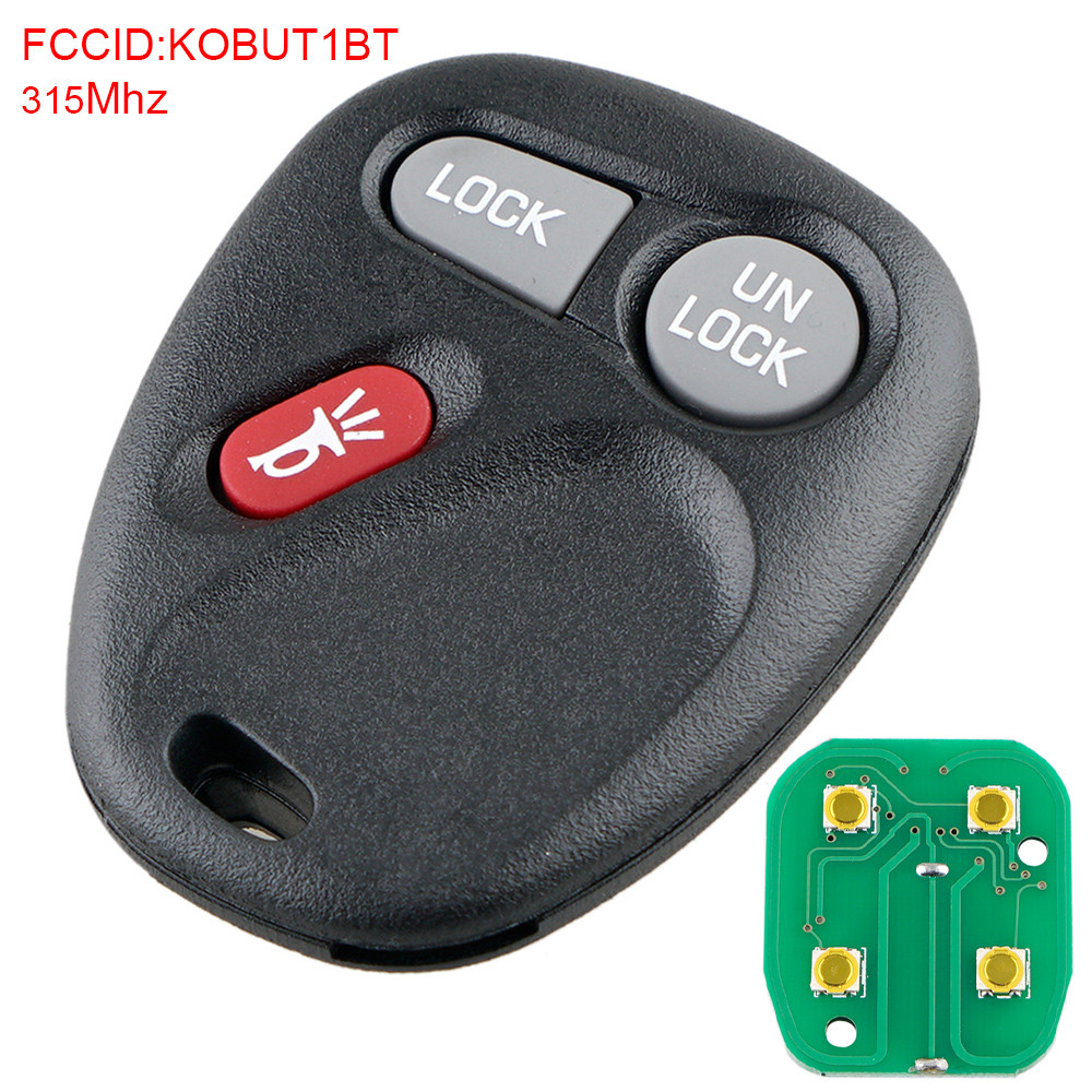CR2032 Coin Battery Case for Chevy Remote Keyless Entry Key Fob KOBLEAR1XT