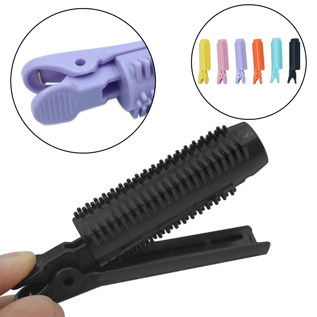 2pc Hair Curler Clip Self Grip Volume Hair Curler Clip Naturally Curly