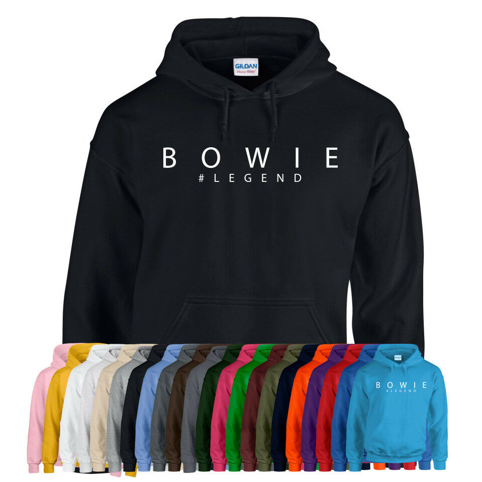 bowie legend hoodie hoody music starman icon star gift new