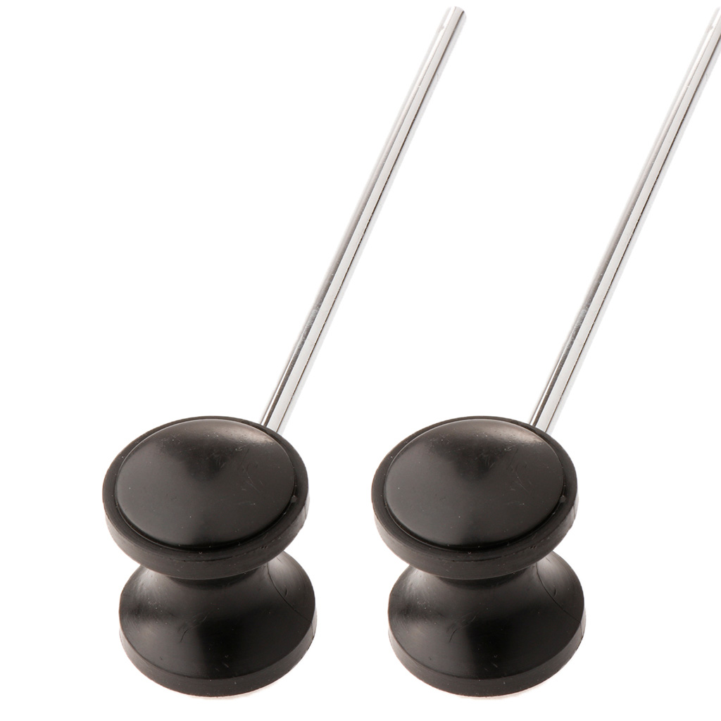 Description Picture 5 of item2pcs Bass Drum Hammer Kick Drum Foot Pedal Beater Mallet With Felt Head
