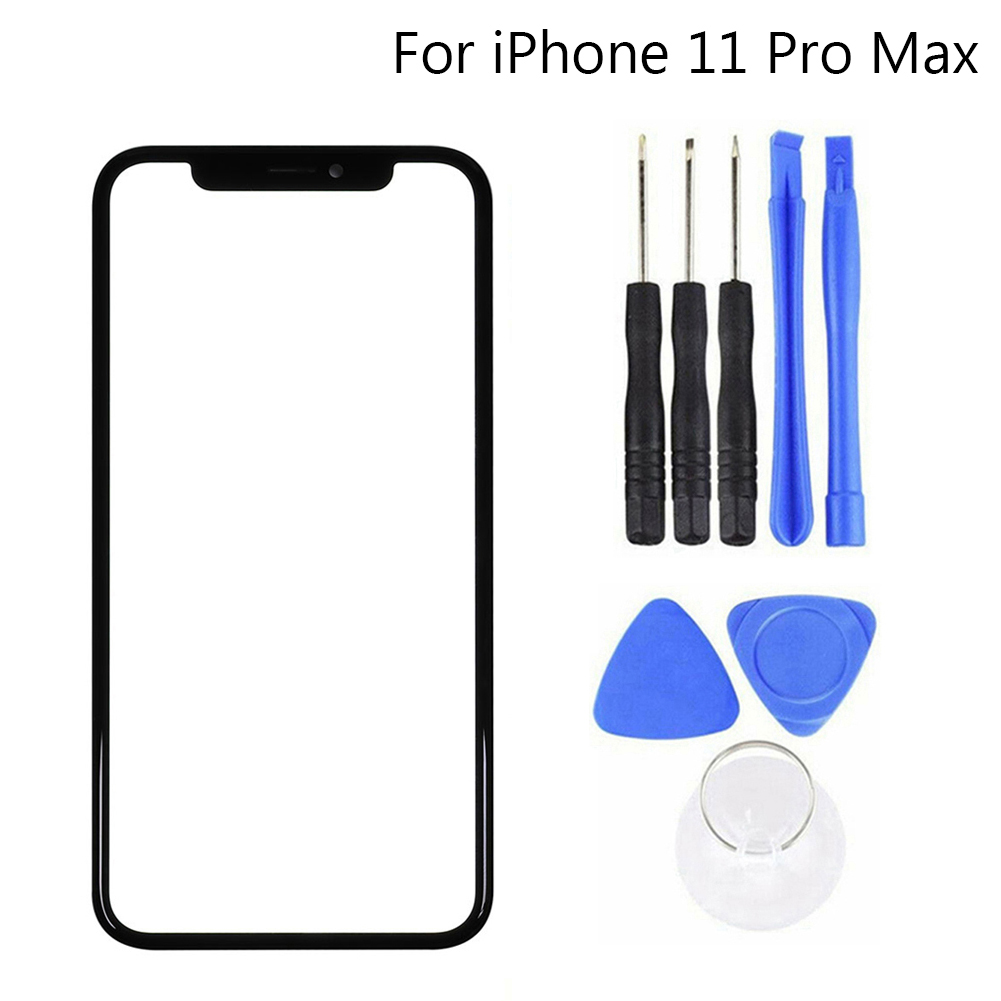 Комплект для ремонта внешнего переднего стекла для iPhone X XR XS 11 Pro  Max | AliExpress