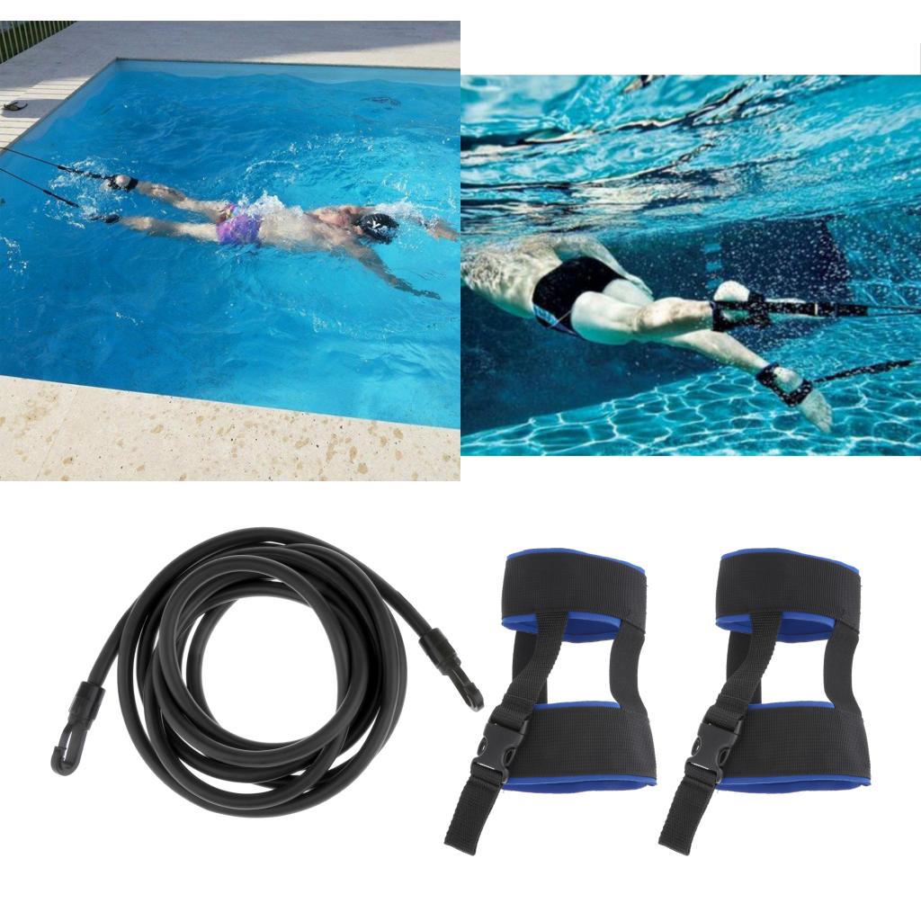 Details about   Swim Training Belt Swimming Resistance Safety Leash Exerciser Tether CWUK 