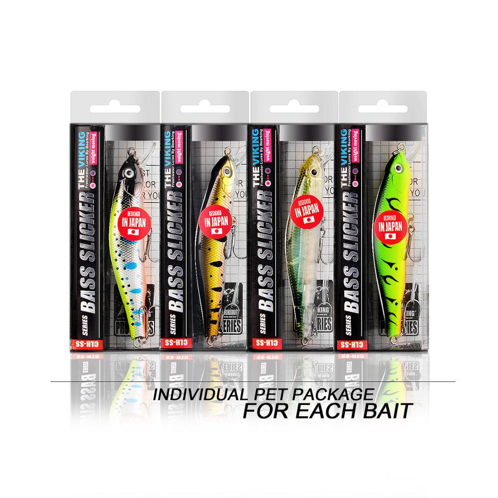 Description Picture 2 of itemBEARKING Best price 4pcs each set assorted colors Fishing lure SP Wobblers Hard bait Crankbait Minnow Lure for pike