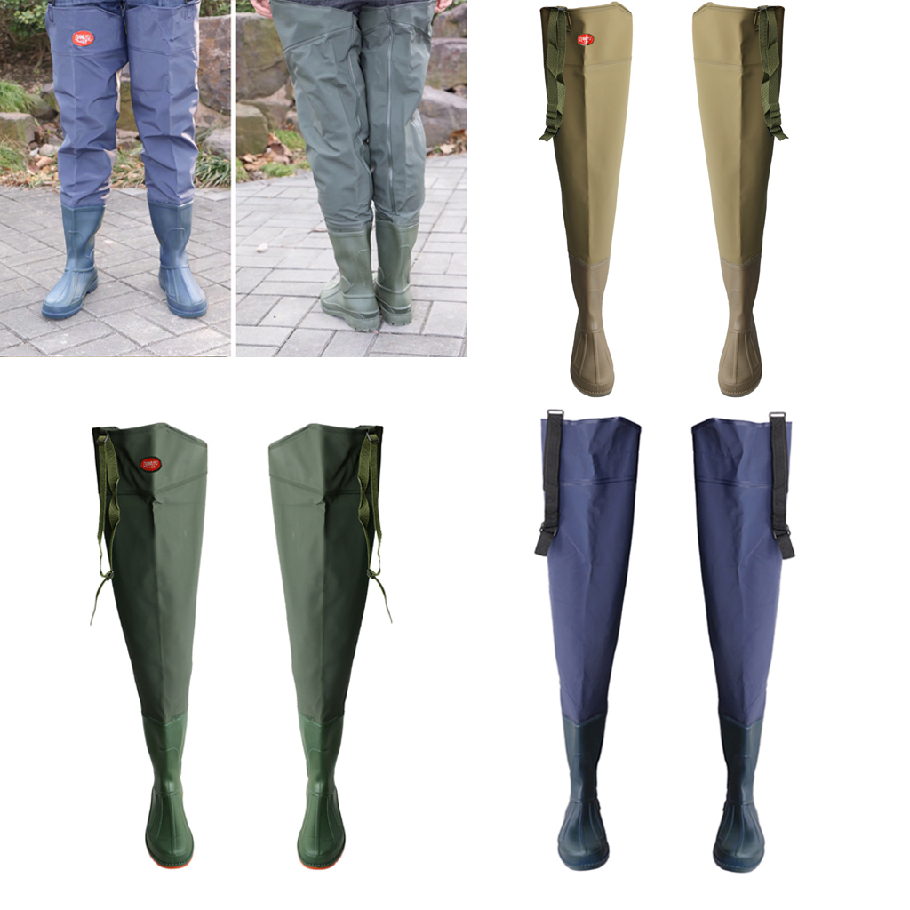 hip waders with boots