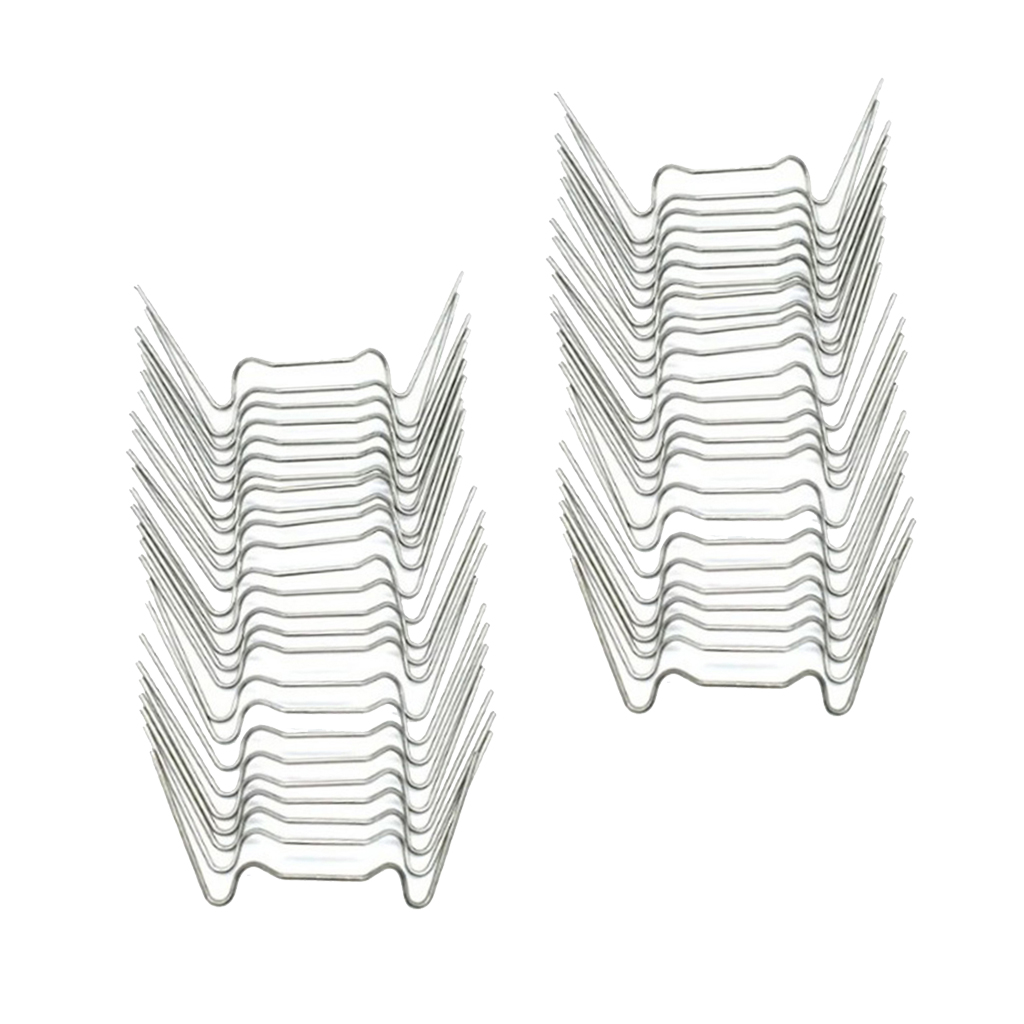 50Pcs W Shape Glazing Clips Stainless Accessories for Aluminium Greenhouse 