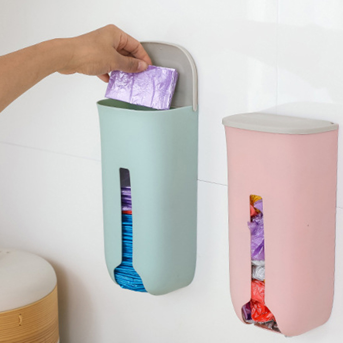 MYDING dispensador de bolsas de plástico montado en la pared