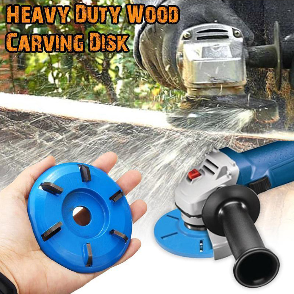 Wood Milling And Carving Rotary Planer Chain Disc For 4/" Angle Grinder Quality