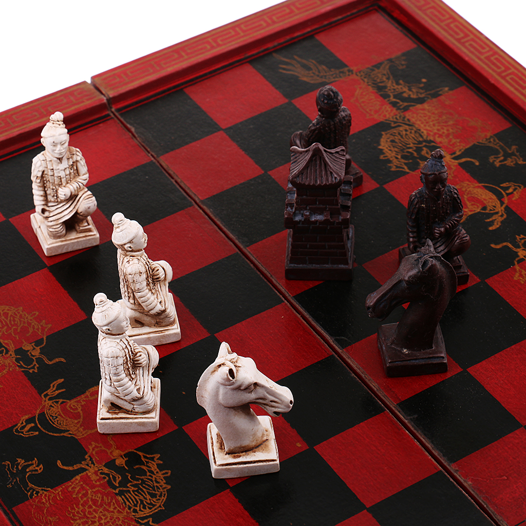 Set of Chinese Military Chess Pieces Set Board Game for Family Entertainment