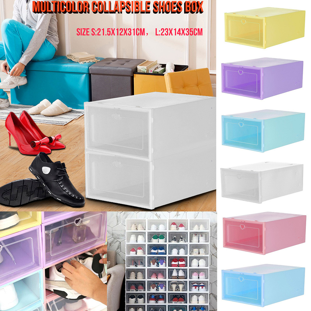 collapsible shoe box