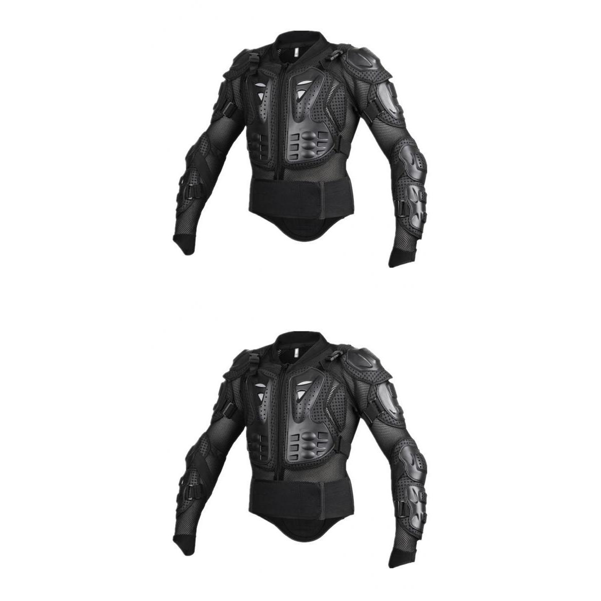 Motorcycle Protective Jacket Motocross MTB Racing Armor Protector 2pcs/Set 