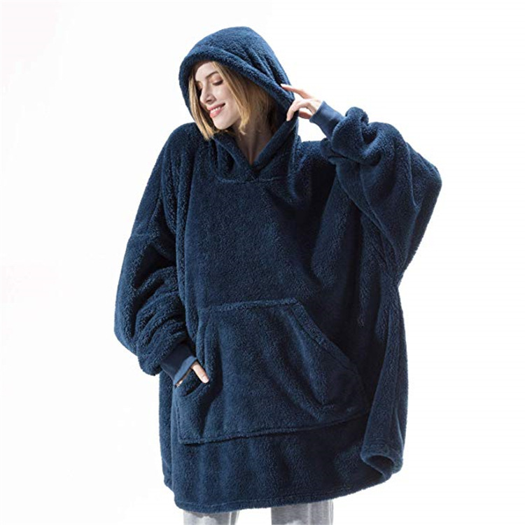 fluffy hoodie blanket