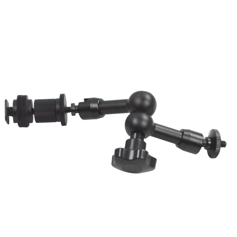 Description Picture 5 of itemMobile Rolling Sliding Dolly Stabilizer Skater Slider 11" Articulating Magic Arm Camera Stand Photography Car for GoPro 9 8 6 5