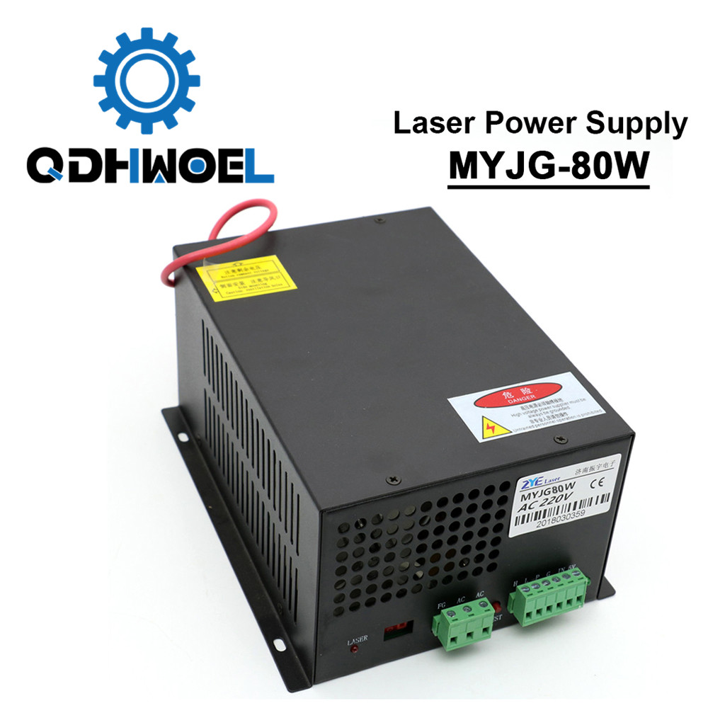 CO2 Laser Netzteil 80W Laser Stromversorgung VEVOR Laser Power Box Steuerung 