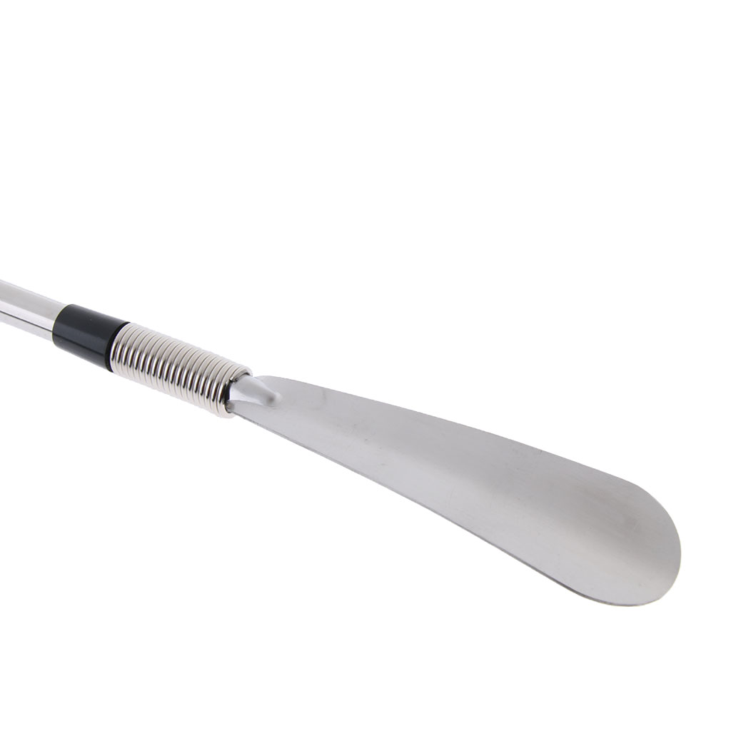 24 inches Long Stainless Steel Shoehorn Flexible Metal Shoe Horn for Elderly
