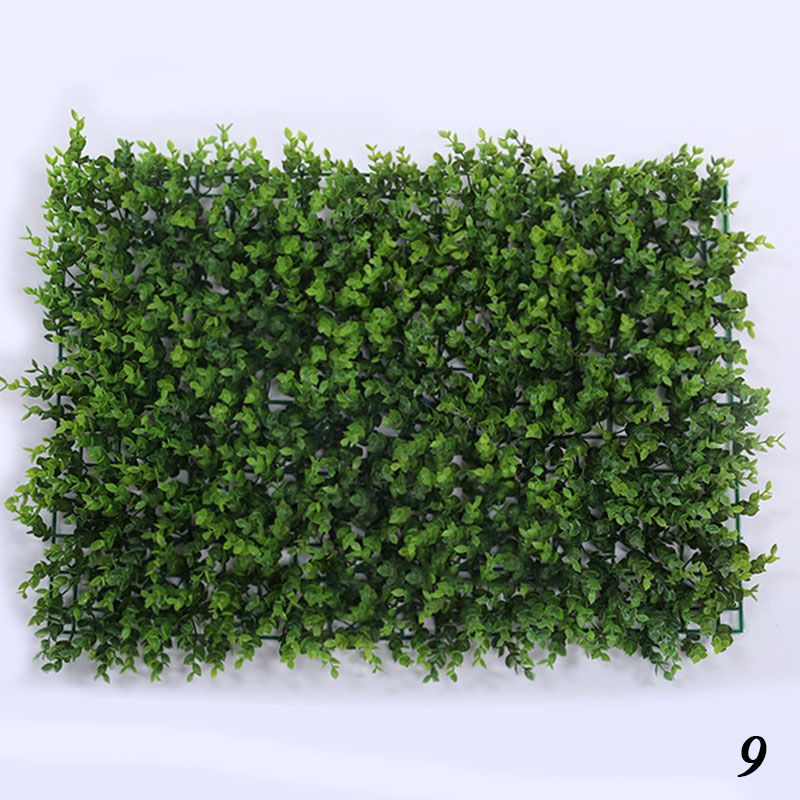 Césped Artificial planta fondo de bricolaje Pared de hoja de césped de