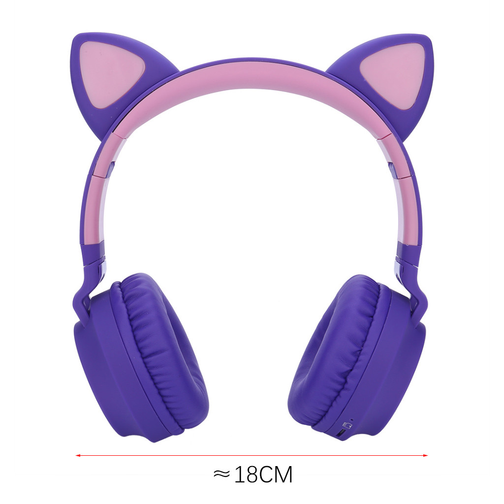 Cat Ear Bluetooth Headphones BT028C 5.0 Earphone version Wireless