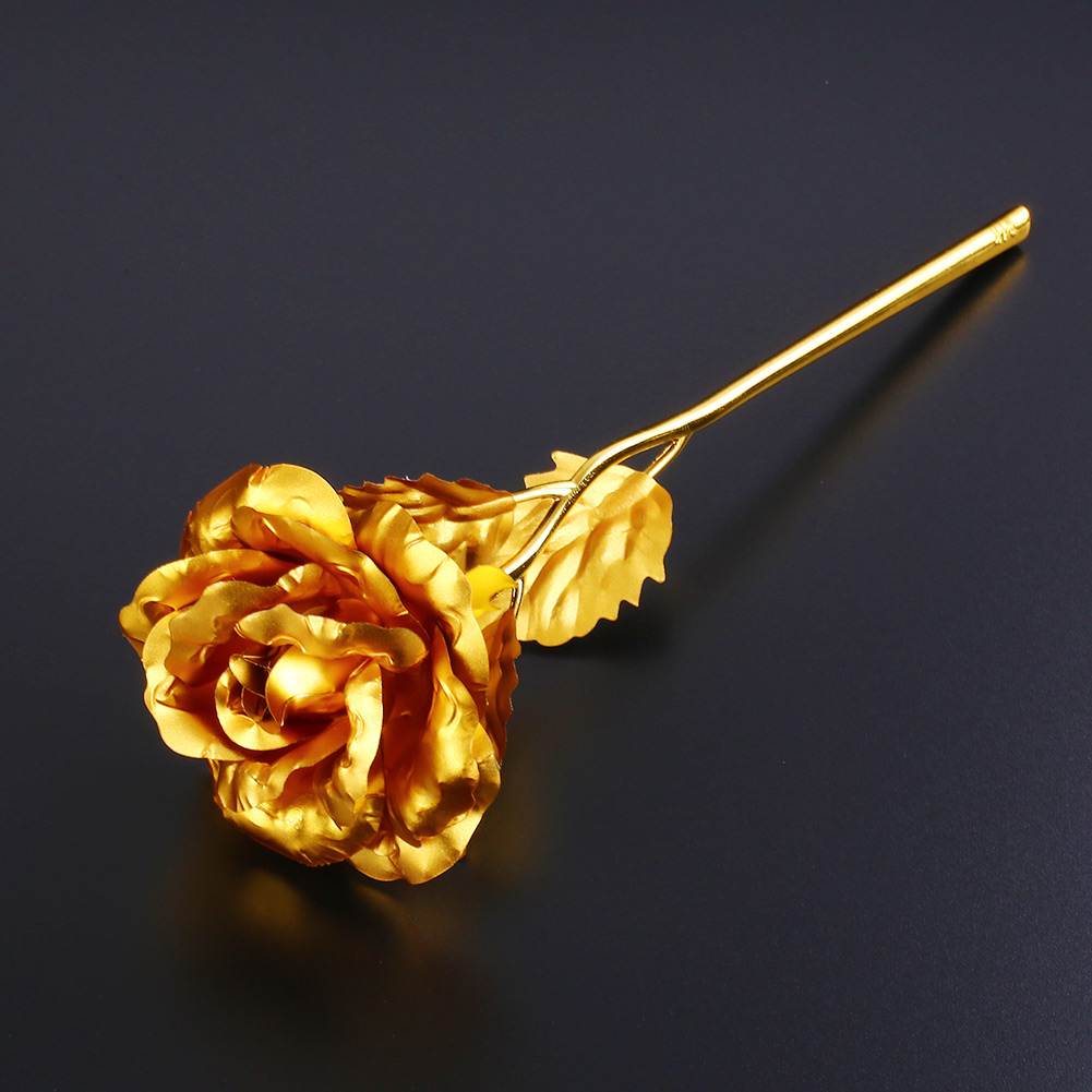 goldplated golden rose violet 24k golden without