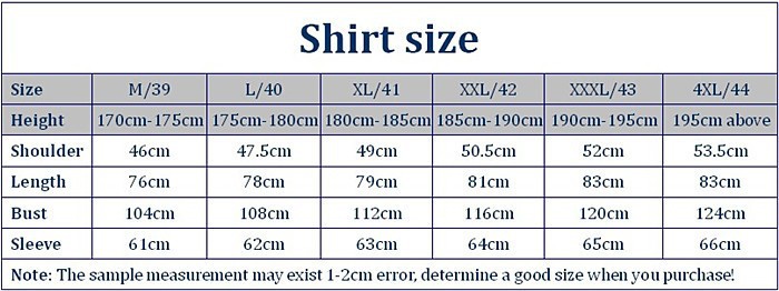 shirt size