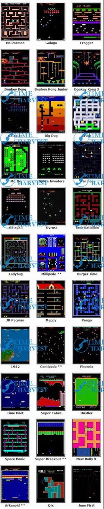 5 Pcs 60 in 1 Classical Game PCB for Cocktail Arcade Game machine/table top machine/game cabine/amusement center/recreation room