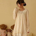 2016 Women s Autumn Casual Dress Peter Pan Collar Long Sleeve Sweet Medium Cute Princess Dress