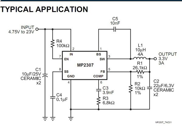 Mp1423dn схема включения