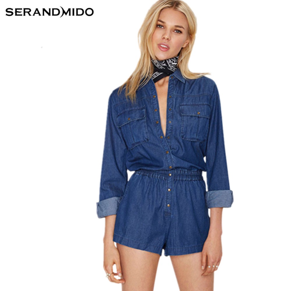 plus size denim rompers