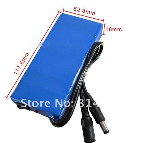 3pcs/lot Super Rechargeable Battery DC 12V 6800mAh For CCTV Supper 12V battery battery pack