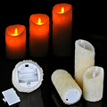 3Pcs lot LED Candle Wireless Remote Control operated led flameless candles bougie Light set remote Party