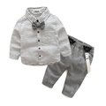 Gentleman Baby Boy Clothes 2016 Fashion Stars Printing Clothing Set For Newbron Baby Kids Long Sleeve