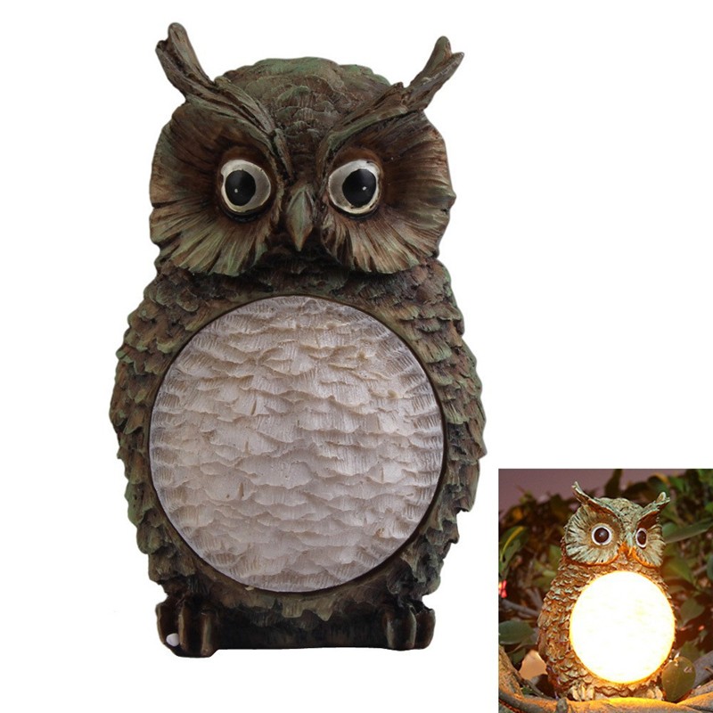 Brand New Resin ABS Solar Lights Power Garden Yard Stair Step Home Decor Waterproof Solar Owl Light Outdoor Light Statue Brand New Resin ABS Solar Lights Power Garden Yard Stair Step Home Decor Waterproof Solar Owl Light Outdoor Light Statue