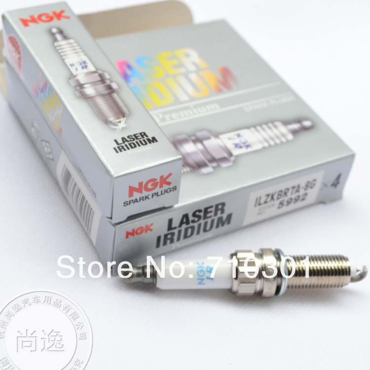 Купить NGK лазерные Иридиум свечи зажигания 5992 ilzkbr7a - 8g, 4шт/lot ...