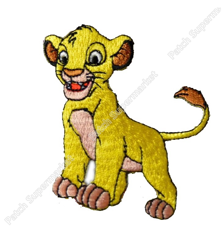 lion iron on patch children clothes patch cartoon lion patch